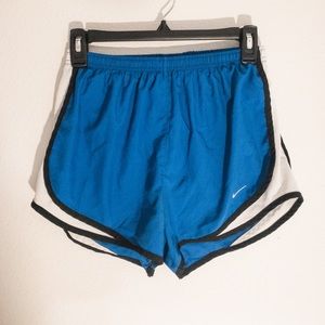 Nike tempo blue running shorts